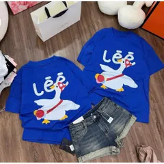 Áo thun form rộng Nữ Hình Vịt Leeeee Trắng ,Áo Phông  Unisex Cotton SIÊU CẤP qcl1