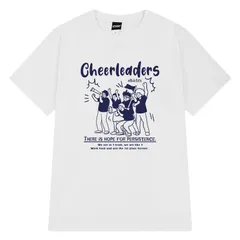 Áo thun form rộng nam nữ CHEERLEADERS   tay lỡ - áo phông phong cách Unisex JASHOP