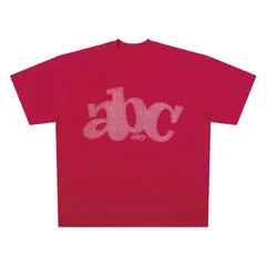 Áo thun form rộng nam nữ ABC chất Cotton 2C cao cấp dày mềm mịn định lượng 250gsm