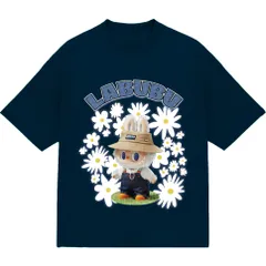 Áo thun form rộng Nam Nữ , Áo Phông Unisex In Hình Labubu Siêu CUTE hot hit 2024 chất cotton cao cấp đl 250gsm