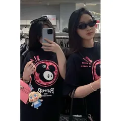 Áo thun form rộng PopPop Mascot Nền Đen Siêu Cute Mẫu Mới Nhất Cực Hot Hit Dành Cho Nam Nữ chất cotton cao cấp