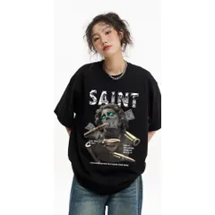 Áo thun form rộngn nam nữ form rộng Tượng SAINT DOLLAR oversize chất cotton cao cấp đl 250gsm