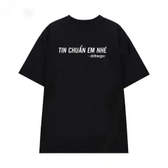 Áo thun form rộng nam nữ unisex TIN CHUẨN CHƯA  ANH ,Từ Điển Comment Thỏ Ngọc  cotton   HOTTREND