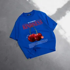 Áo thun form rộng  Local Brand  Bộ Sưu Tập Trái Cây CHERRY T-shirt  Unisex chất cotton cao cấp đl 250gsm