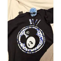 Áo thun form rộng Poppop  nam nữ Họa Tiết Xanh Dương  unisex chất cotton cao cấp Đl 250gsm