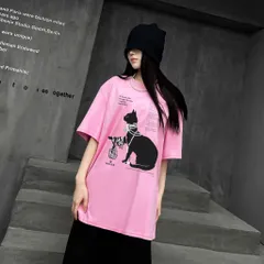 Áo thun form rộng Mèo Đen Đeo Ngọc – Phong Cách Hype  chất cotton cao cấp Street Style Cá Tính