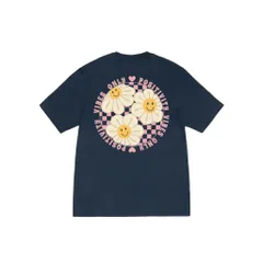 Áo thun form rộng STU.SSY hoa vòng tròn nam nữ  tay lỡ unisex chất cotton 2 chiều cao cấp đl 250gsm