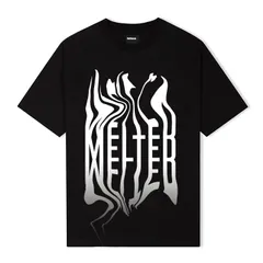 Áo thun form rộng LOCALBRAND in chữ Lượn Sóng   tay lỡ nam nữ unisexchất cotton 100% đl 240gsm dày