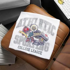 Áo thun form rộng nam nữ  ATHLETIC SPORTING , áo phông logo thể thao chất cotton cao cấp đl 250gsm