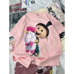 Áo thun form rộng Unisex In Hình Hoạt Hình Cute –  Cotton Mềm Mịn, Hot Trend 2026