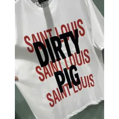 Áo thun form rộng  nam nữ DIRTY PIG  unisex Streetwear “EAT MY DAMAGE” chất cotton cao cấp đl 260gsm