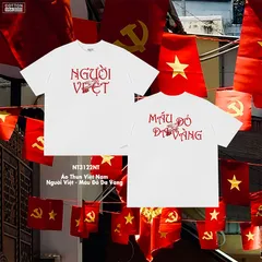 Áo thun form rộng Trái tim Việt Nam Áo Phông Unisex Việt Nam Yêu Nước cotton Cao Cấp