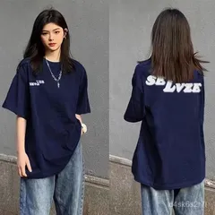 Áo thun form rộng   SELVZE cotton mới phong cách Hàn Quốc 2026