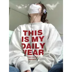 Áo Sweater  Nữ  In Chữ “THIS IS MY DAILY WEAR” – Áo Nỉ Unisex Basic Mặc Hàng Ngày chất nỉ bông mềm mịn giữ ấm