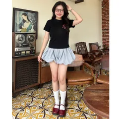 Áo Babytee - Form Nữ - Hình In Pet Hoa - Premium Cotton 250gsm 2 Chiều