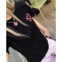 Áo Babytee - Form Nữ - Hình In Pet Hoa - Premium Cotton 250gsm 2 Chiều