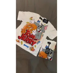 Áo Thun  In Hoạt hình Mèo chuột  Streetwear Cotton Cao Cấp