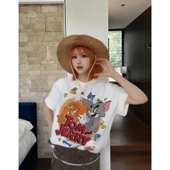 Áo Thun  In Hoạt hình Mèo chuột  Streetwear Cotton Cao Cấp