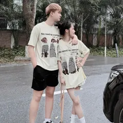 Áo thun  nam nữ cotton 4 chiều Mịn DOG No need Siêu Mát không nhăn