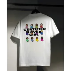 Áo thun  nam nữ  “Certified Lover Girl” thiết kế độc đáo với hình in emoji phụ nữ mang thai chất cotton cao cấp  250gsm