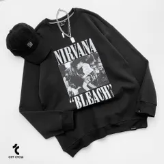 Áo sweater nỉ Nirvana Bleach City Cycle - áo nỉ sweater unisex  Local Brand