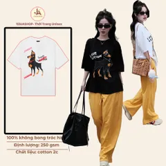 Áo Thun Nam Ngắn Tay In nổi 5D Hình Chó Đeo Kính Phong Cách Cổ Tròn Áo Phông Nam Chất Vải Cotton mềm co dãn JASHOP