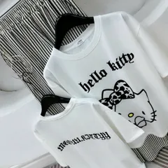 SET ĐỒ HELLO KITTY  PHỐI QUẦN SỌC – STYLE HÀN QUỐC CUTE chất cotton cao cấp mềm mát mịn TH138