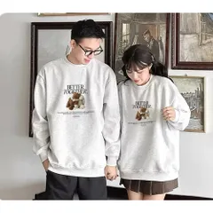 Áo Sweater Couple BETTER TOGETHER | Áo Nỉ Xám Tiêu | Hình In Cực Nét Local Brand Nam nữ mặc đều đẹp
