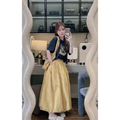 Set Váy Dài Xếp Tầng Áo Thun  cotton 4chieu In Hình Gấu Dễ Thương Tặng Túi  Phong Cách Hàn Quốc Nữ Tính Năng Động -TH185
