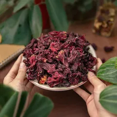Atiso Đỏ Sấy Khô Sỉ 5kg 10kg, Hoa Bụp Giấm Nguyên Liệu Pha Trà, Nấu Siro