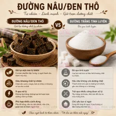 Đường Nâu Đường Đen Viên Gừng 1kg Nguyên Chất, Gừng Vụn, Pha Trà, Nấu Nước Gừng