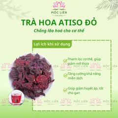 Atiso đỏ vụn tự nhiên trong quá trình sàng lọc, pha trà, nấu siro, hương vị không khác nguyên bông