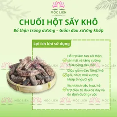 1KG Chuối Hột Rừng Khô Tây Nguyên Tự Nhiên Ngâm Rượu