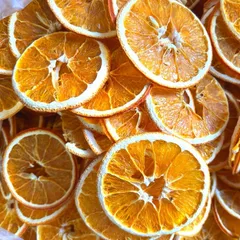 Cam lát sấy khô 100g, trà cam vàng sấy lạnh, thái lát, nguyên miếng, pha trà detox, decor, trang trí