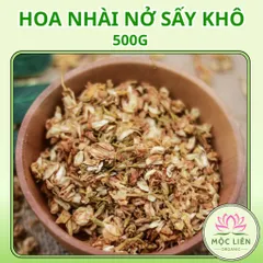 Hoa nhài sấy khô 500g hoa lài, trà hoa nhài, bông nở, dùng pha tà, ướp trà, hương thơm đậm vị