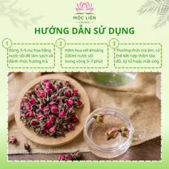 Nụ hoa hồng Tây Tạng 100g – Nụ hoa hồng sấy khô nguyên nụ giúp an thần, đẹp da, chống lão hóa