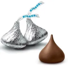 [Tách lẻ] 100 viên kẹo socola sữa KISSES – hàng MỸ chính hãng – hershey's kisses chocolate 1,58kg