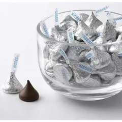 [Tách lẻ] 100 viên kẹo socola sữa KISSES – hàng MỸ chính hãng – hershey's kisses chocolate 1,58kg