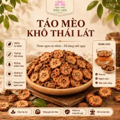 Sơn Tra Khô Thái Lát Táo Mèo Khô Tự Nhiên Đều và Đẹp Giúp Tiêu Hoá Tốt, Giảm Mỡ Máu