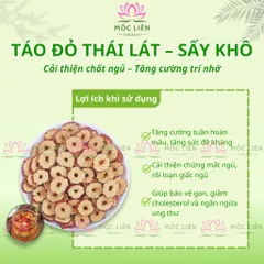 [MUA 2 TẶNG 1] 1kg Táo Đỏ Thái Lát – dùng pha trà, ăn vặt, nấu chè – Tặng Kèm Hạt Chia Cao Cấp