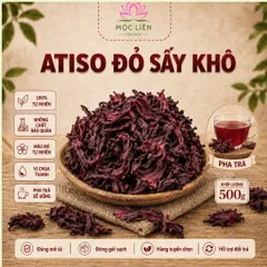 ✅[HÀNG LOẠI 1] Hoa atiso đỏ nguyên bông 500g, pha trà, nấu siro, thanh nhiệt
