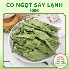 Cỏ Ngọt Khô Nguyên Lá Sấy Lạnh 500g – Lá Chọn Lọc Sạch, Thơm Không Vụn – Mộc Liên Organic