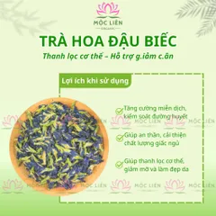 Hoa Đậu Biếc Khô Sấy Lạnh Loại 1 - 100g Trà Hoa Đậu Biếc Tự Nhiên 100% Nguyên Chất
