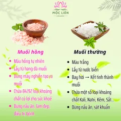 Muối Hồng Himalaya Tự Nhiên Dạng Túi Hạt Mịn / Hạt To Dùng Spa & Nấu Ăn