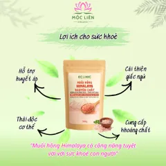 Muối Hồng Himalaya Tự Nhiên Dạng Túi Hạt Mịn / Hạt To Dùng Spa & Nấu Ăn