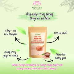 Muối Hồng Himalaya Tự Nhiên Dạng Túi Hạt Mịn / Hạt To Dùng Spa & Nấu Ăn