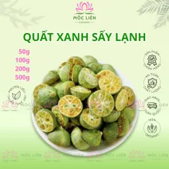 Quất xanh, Kim Quất sấy thăng hoa – trái tắc cung cấp vitamin C, detox, thanh lọc cơ thể