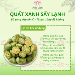 Quất xanh, Kim Quất sấy thăng hoa – trái tắc cung cấp vitamin C, detox, thanh lọc cơ thể