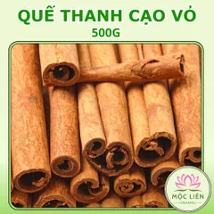 Quế thanh cạo vỏ 500g, trà quế thanh đẹp 8cm, dùng pha, decor, trang trí, làm bánh