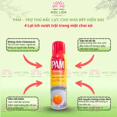 Dầu Xịt Ăn Kiêng PAM Không Calo 12oz Hàng Mỹ Cho Gymer Người Ăn Kiêng Eat Clean Keto